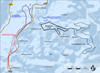 Karte des Langlaufgebiets Höchenschwand