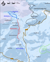 Karte des Langlaufgebiets St. Blasien-Menzenschwand