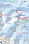 Karte des Langlaufgebiet Tititsee-Neustdt/Schwaerzenbach