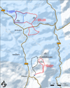 Karte des Langlaufgebiet Rothauserland - Uehlingen-Birkendorf