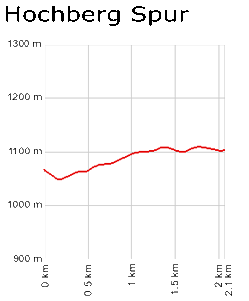 Profil Hochbergspur - Tititsee-Neustadt